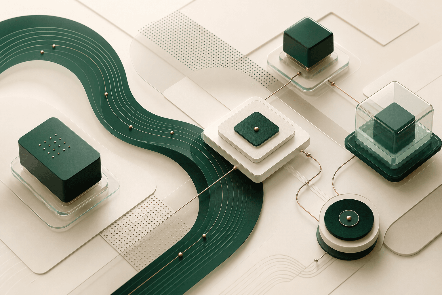 Abstract connected systems representing secure digital onboarding